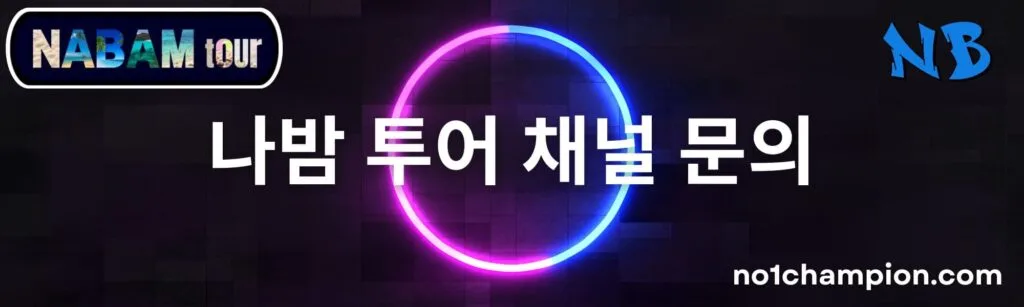 나밤투어 채널 문의